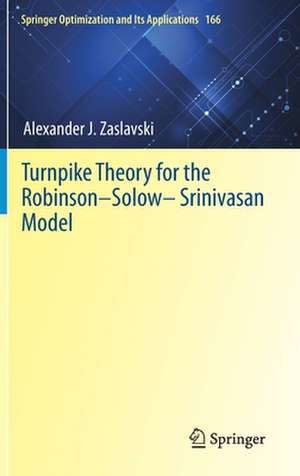 Turnpike Theory for the Robinson–Solow–Srinivasan Model de Alexander J. Zaslavski