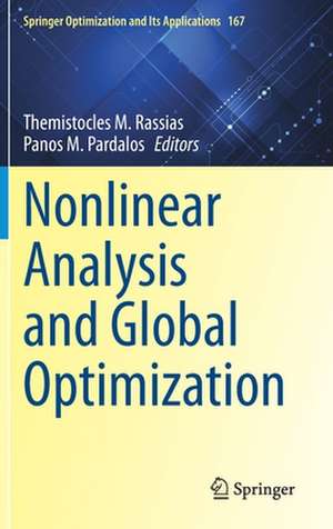 Nonlinear Analysis and Global Optimization de Themistocles M. Rassias