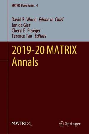 2019-20 MATRIX Annals de David R. Wood