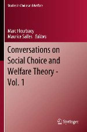 Conversations on Social Choice and Welfare Theory - Vol. 1 de Marc Fleurbaey