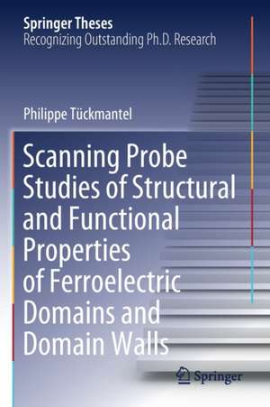 Scanning Probe Studies of Structural and Functional Properties of Ferroelectric Domains and Domain Walls de Philippe Tückmantel