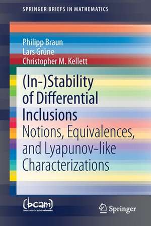 (In-)Stability of Differential Inclusions: Notions, Equivalences, and Lyapunov-like Characterizations de Philipp Braun