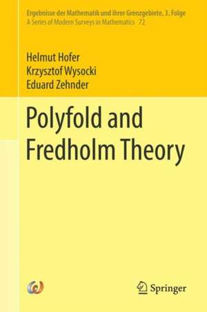 Polyfold and Fredholm Theory de Helmut Hofer