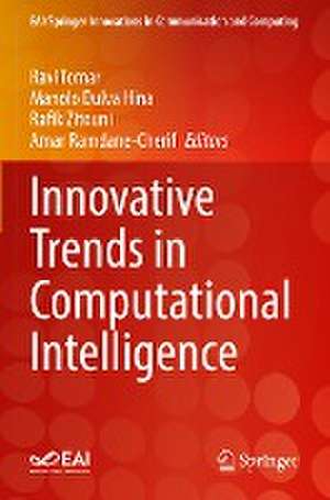 Innovative Trends in Computational Intelligence de Ravi Tomar