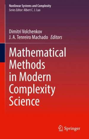 Mathematical Methods in Modern Complexity Science de Dimitri Volchenkov