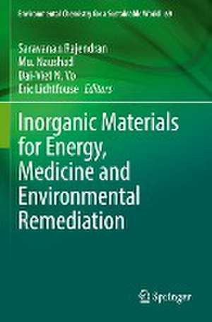 Inorganic Materials for Energy, Medicine and Environmental Remediation de Saravanan Rajendran