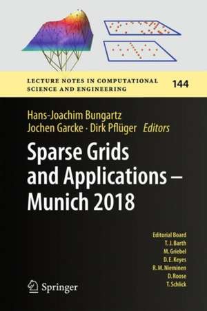 Sparse Grids and Applications - Munich 2018 de Hans-Joachim Bungartz