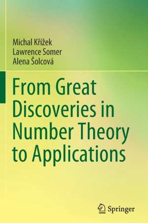 From Great Discoveries in Number Theory to Applications de Michal Křížek