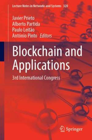 Blockchain and Applications: 3rd International Congress de Javier Prieto