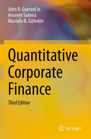 Quantitative Corporate Finance de John B. Guerard Jr.