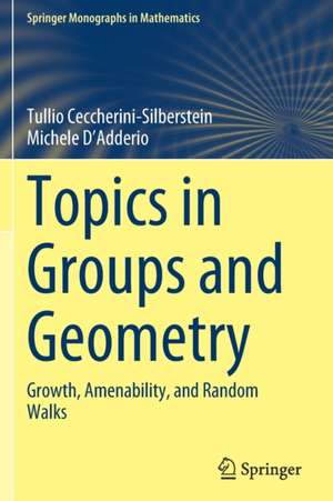 Topics in Groups and Geometry: Growth, Amenability, and Random Walks de Tullio Ceccherini-Silberstein