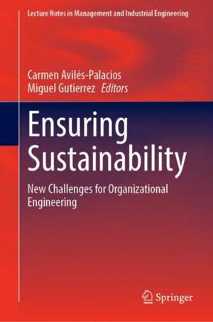 Ensuring Sustainability: New Challenges for Organizational Engineering de Carmen Avilés-Palacios