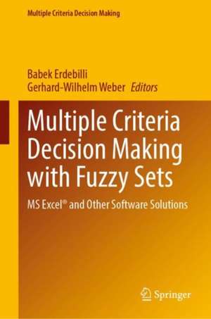 Multiple Criteria Decision Making with Fuzzy Sets: MS Excel® and Other Software Solutions de Babek Erdebilli