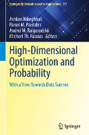 High-Dimensional Optimization and Probability: With a View Towards Data Science de Ashkan Nikeghbali