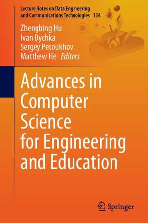 Advances in Computer Science for Engineering and Education de Zhengbing Hu