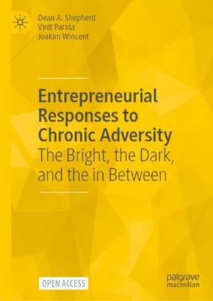 Entrepreneurial Responses to Chronic Adversity: The Bright, the Dark, and the in Between de Dean A. Shepherd