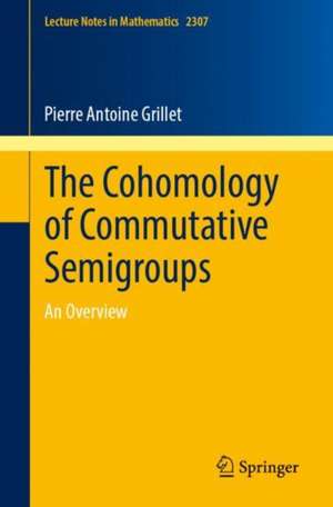 The Cohomology of Commutative Semigroups: An Overview de Pierre Antoine Grillet