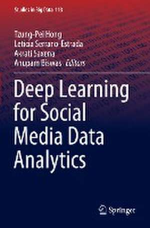 Deep Learning for Social Media Data Analytics de Tzung-Pei Hong