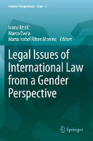 Legal Issues of International Law from a Gender Perspective de Ivana Krstić