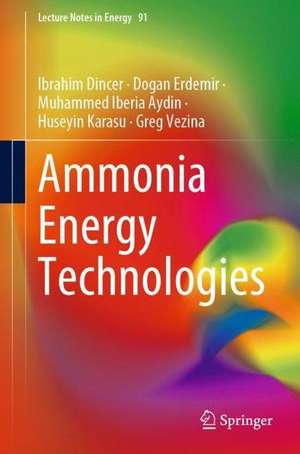 Ammonia Energy Technologies de Ibrahim Dincer