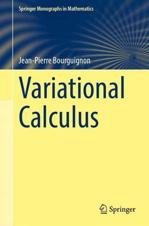 Variational Calculus de Jean-Pierre Bourguignon