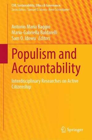 Populism and Accountability: Interdisciplinary Researches on Active Citizenship de Antonio Maria Baggio