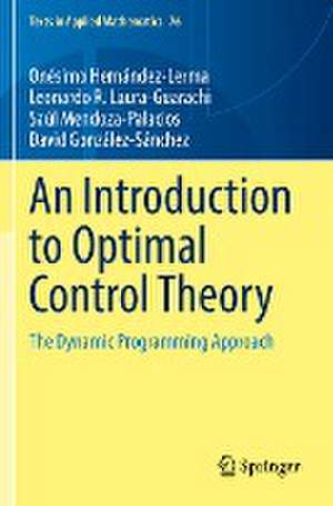 An Introduction to Optimal Control Theory: The Dynamic Programming Approach de Onésimo Hernández-Lerma