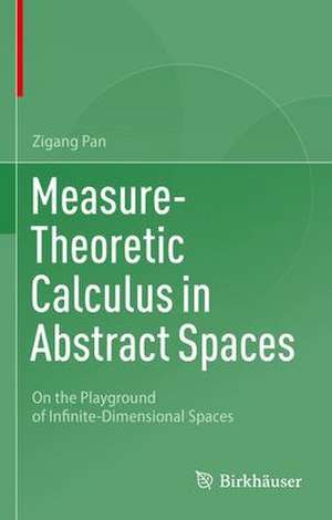 Measure-Theoretic Calculus in Abstract Spaces: On the Playground of Infinite-Dimensional Spaces de Zigang Pan