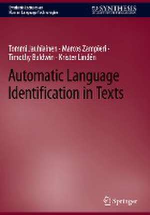 Automatic Language Identification in Texts de Tommi Jauhiainen