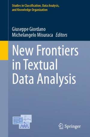 New Frontiers in Textual Data Analysis de Giuseppe Giordano