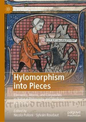 Hylomorphism into Pieces: Elements, Atoms, and Corpuscles in Natural Philosophy and Medicine, 1400–1600 de Nicola Polloni