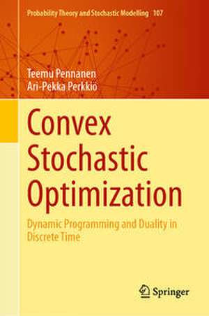 Convex Stochastic Optimization de Teemu Pennanen