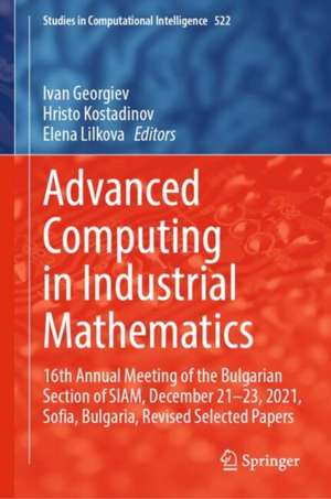 Advanced Computing in Industrial Mathematics de Ivan Georgiev