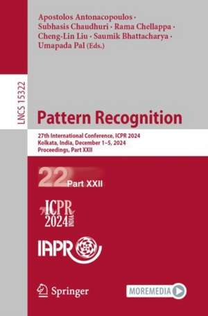 Pattern Recognition de Apostolos Antonacopoulos