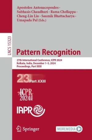 Pattern Recognition de Apostolos Antonacopoulos