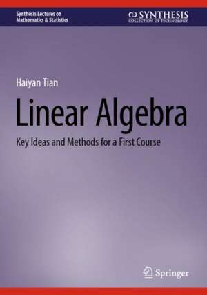 Linear Algebra de Haiyan Tian