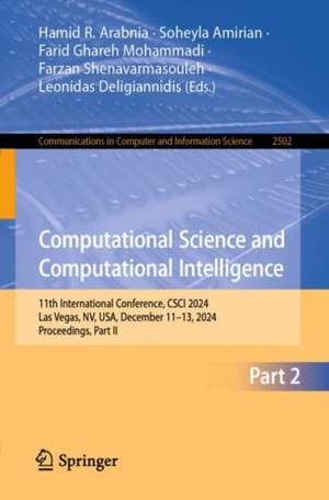 Computational Science and Computational Intelligence de Hamid R. Arabnia