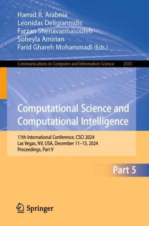 Computational Science and Computational Intelligence de Hamid R. Arabnia