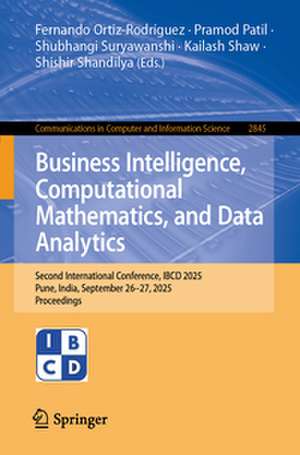 Business Intelligence, Computational Mathematics, and Data A