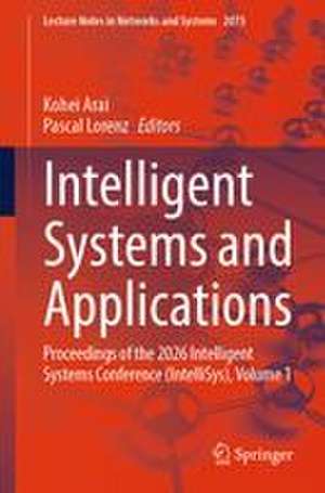 Intelligent Systems and Applications de Kohei Arai