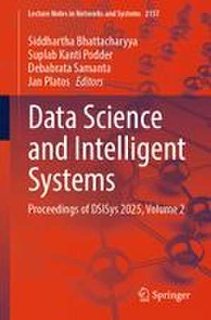Data Science and Intelligent Systems de Debabrata Samanta