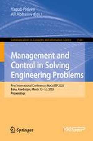 Management and Control in Solving Engineering Problems de Ali Abbasov