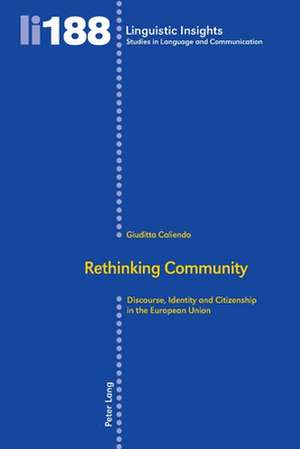 Rethinking Community de Giuditta Caliendo