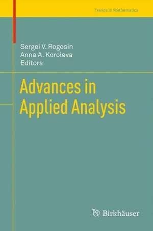 Advances in Applied Analysis de Sergei V. Rogosin