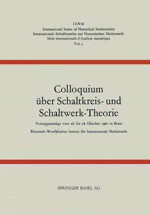 Colloquium über Schaltkreis- und Schaltwerk-Theorie de Kenneth A. Loparo