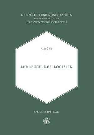 Lehrbuch der Logistik de DÜRR