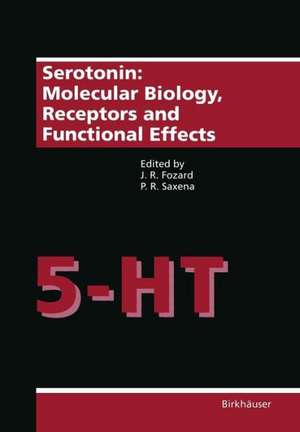 Serotonin: Molecular Biology, Receptors and Functional Effects de FOZARD