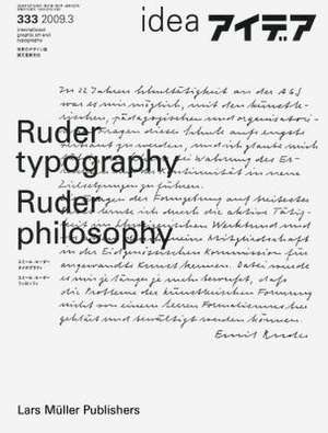 Ruder Typography, Ruder Philosophy de Helmut Schmid