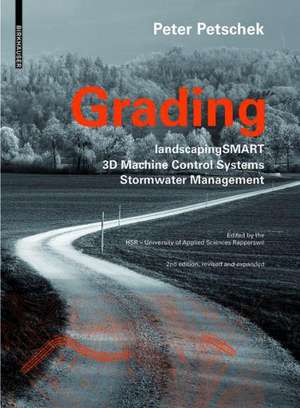 Grading: landscapingSMART. 3D-Machine Control Systems. Stormwater Management de Peter Petschek