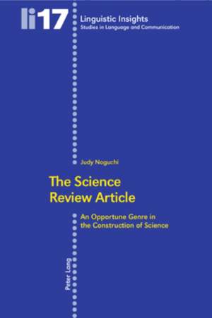 The Science Review Article de Judy Noguchi